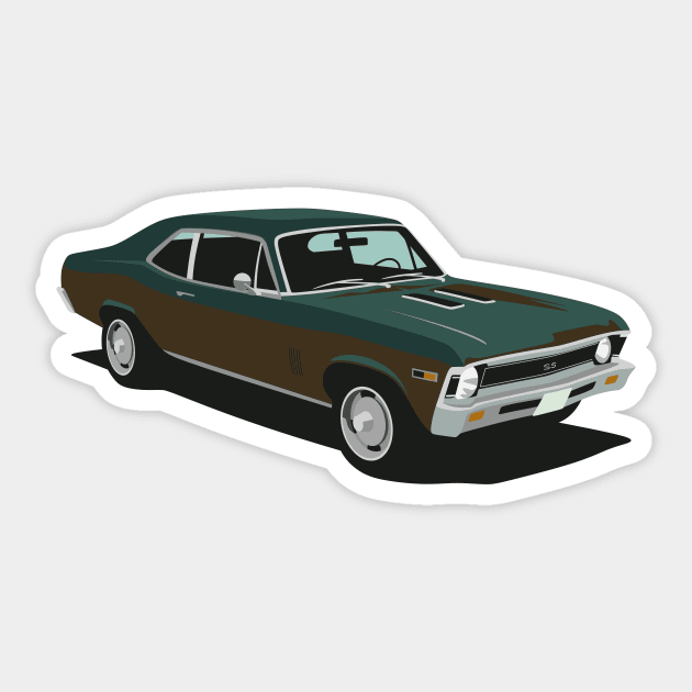 Chevrolet Nova Sticker by TheArchitectsGarage